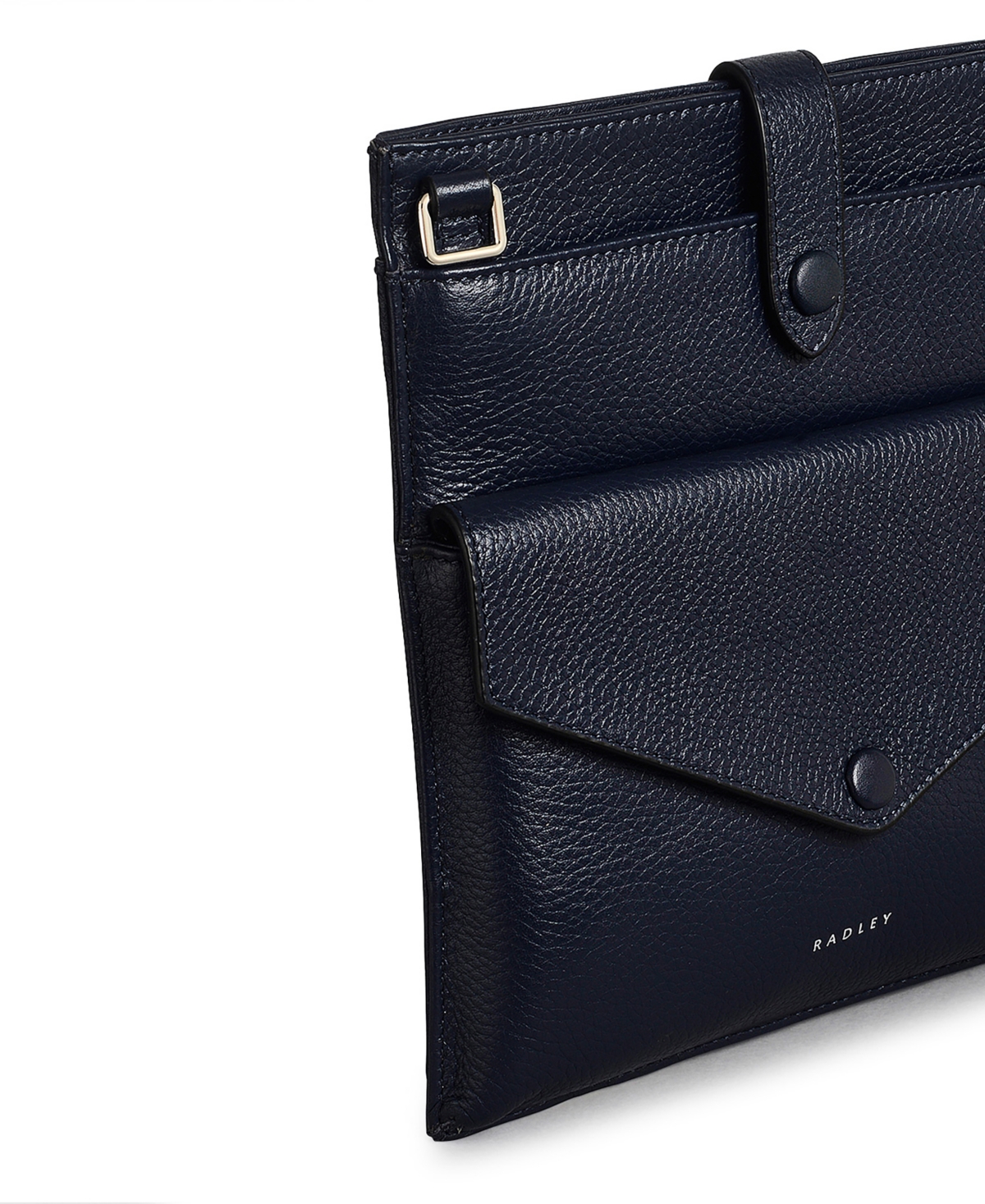 Shop Radley London Wilton Way Small Zip Top Crossbody Bag In Ink