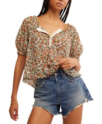 Free People - Women's Astra Peasant Top
