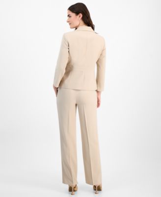 Women's Two-Button Jacket & Pant Suit Set