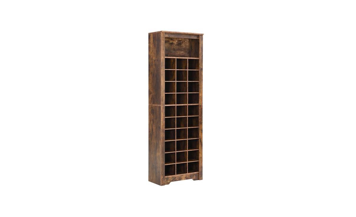 Slickblue 30-Shoe Cubby Console Stylish Shoe Storage with Modern Design for Entryway and Closet Organization