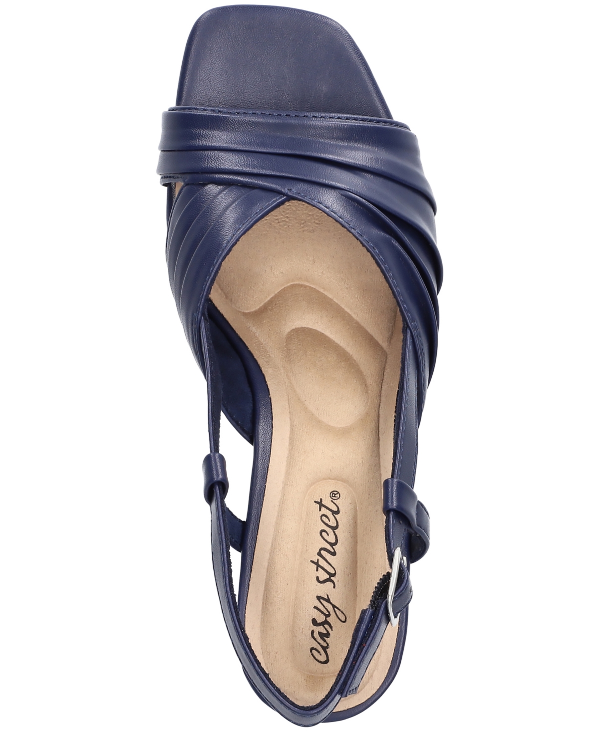 EASY STREET WOMEN'S LUCIE SQUARE TOE SANDALS 