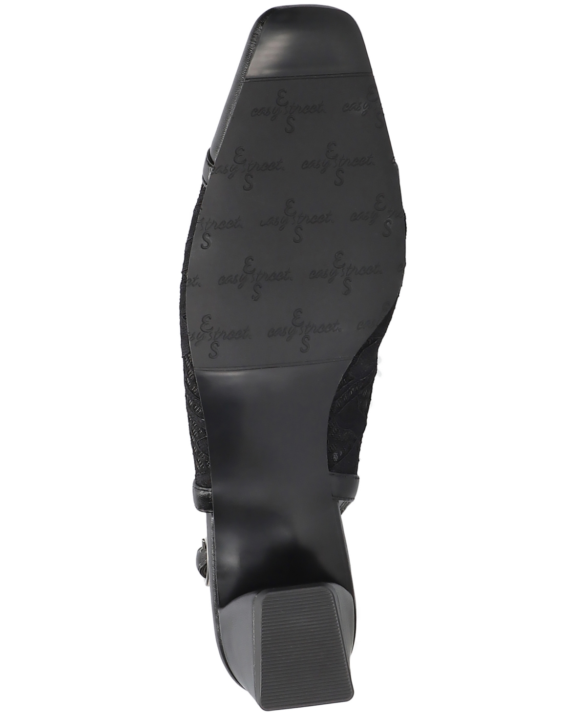 Shop Easy Street Women's Fortune Square Toe Slingback Pumps In Black