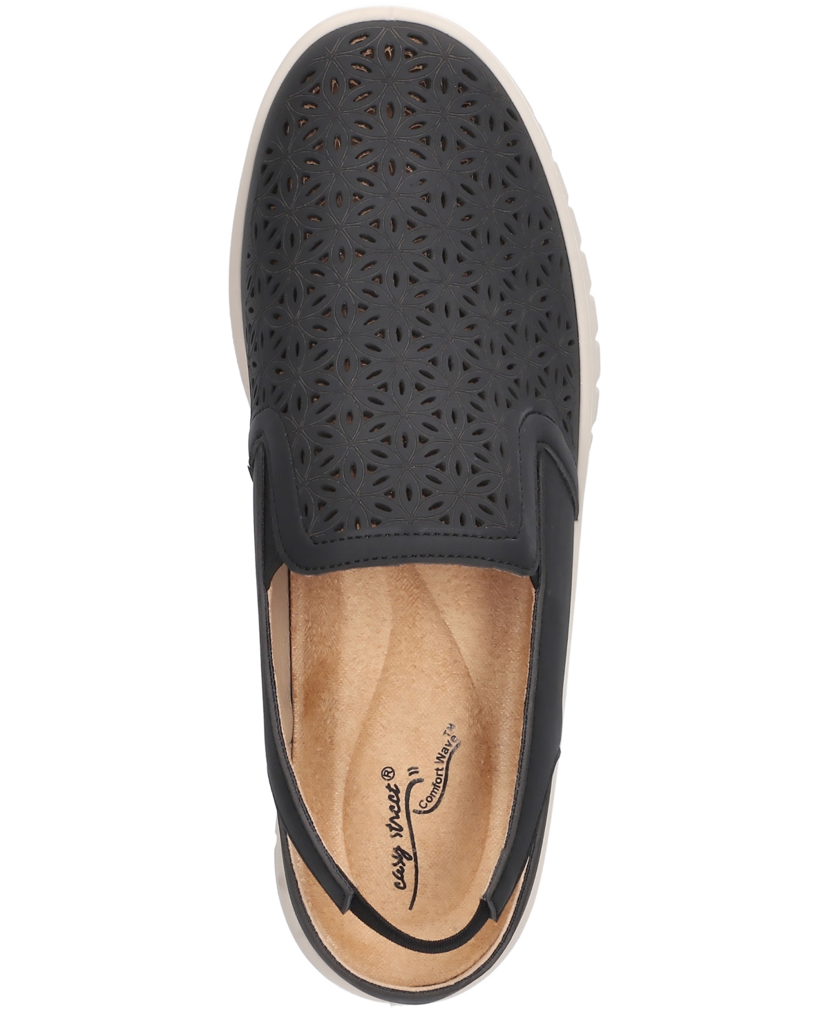 EASY STREET WOMEN'S PETAL COMFORT SLIP-ON FLATS 