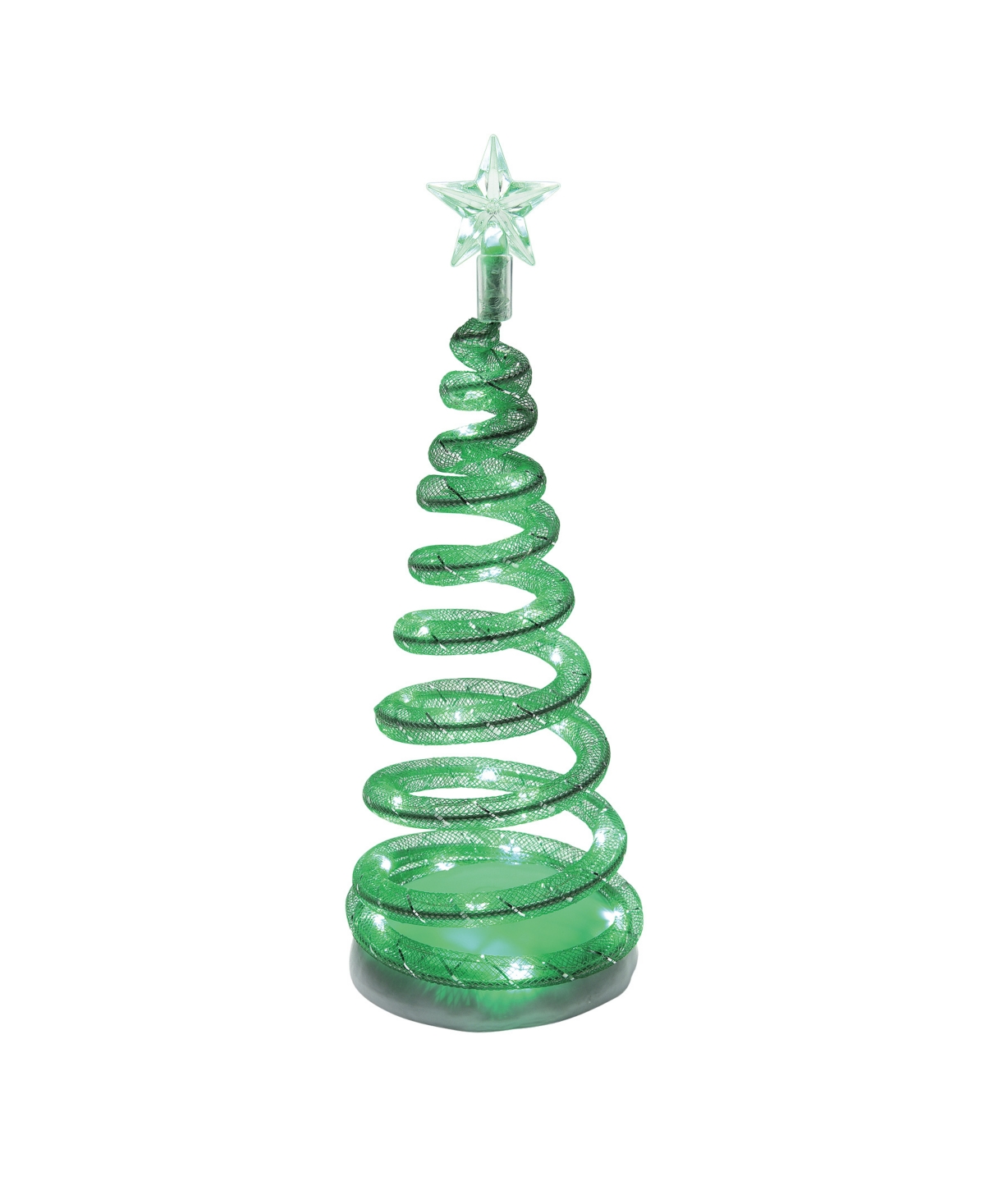 Department 56 Slight Light Emitting Diode Tree Green Village Accessory