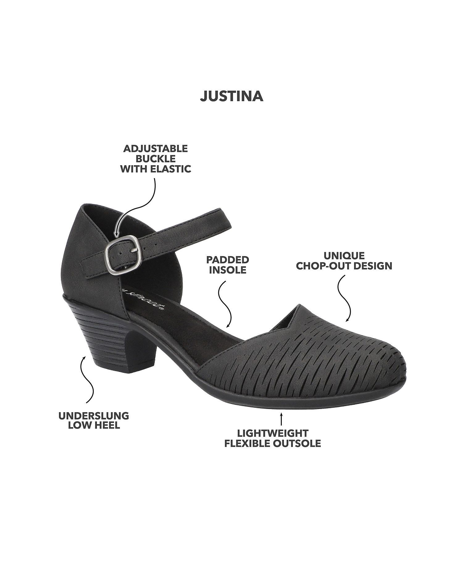 Women's Justina Block Heel Sandals
