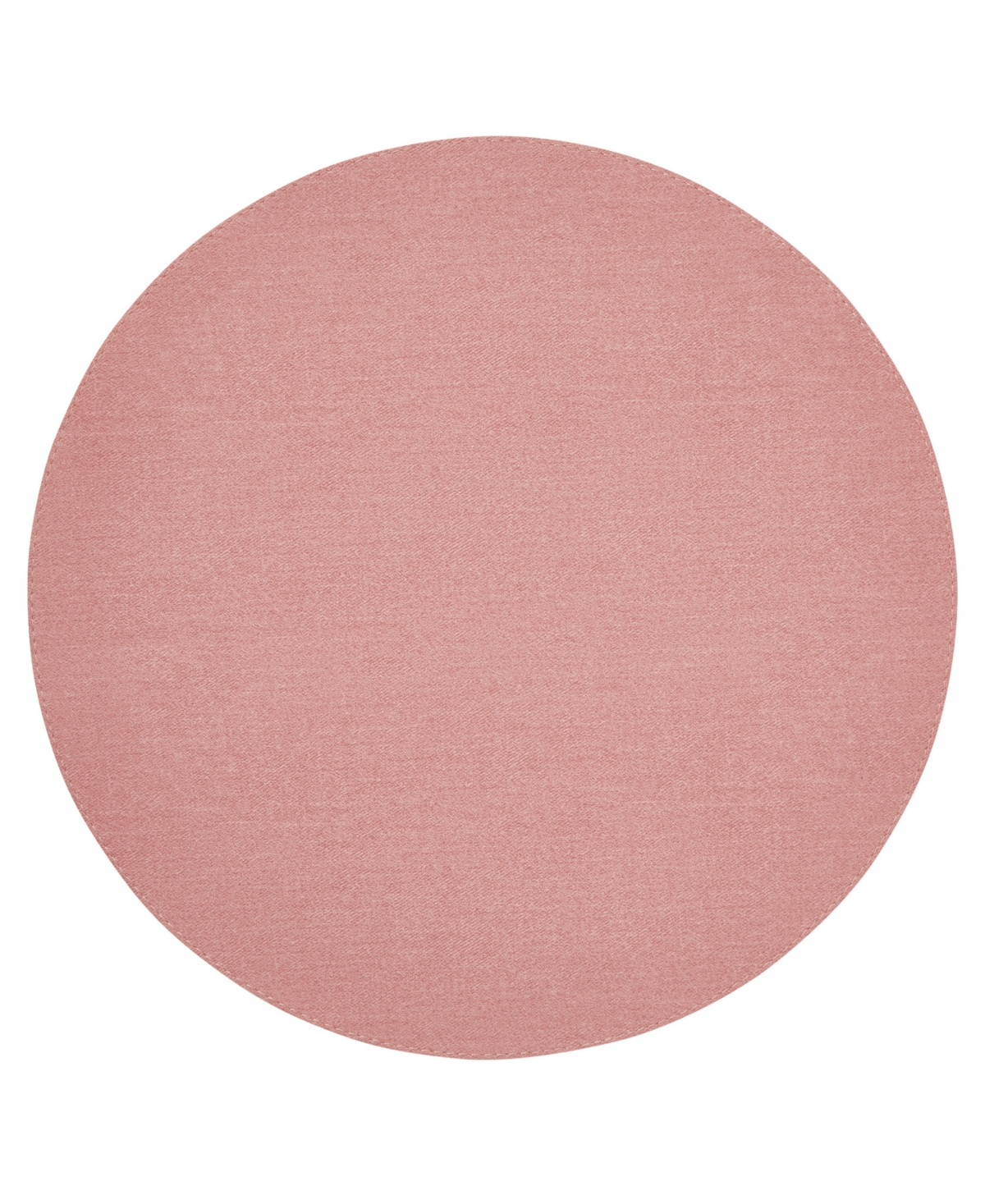 Shop Mode Living Chic Denim Placemats, Set Of 4 In White And Pink
