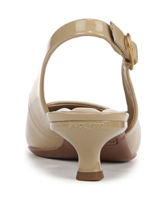Women's Marlow Pointed Toe Slingback Kitten Heel Pumps