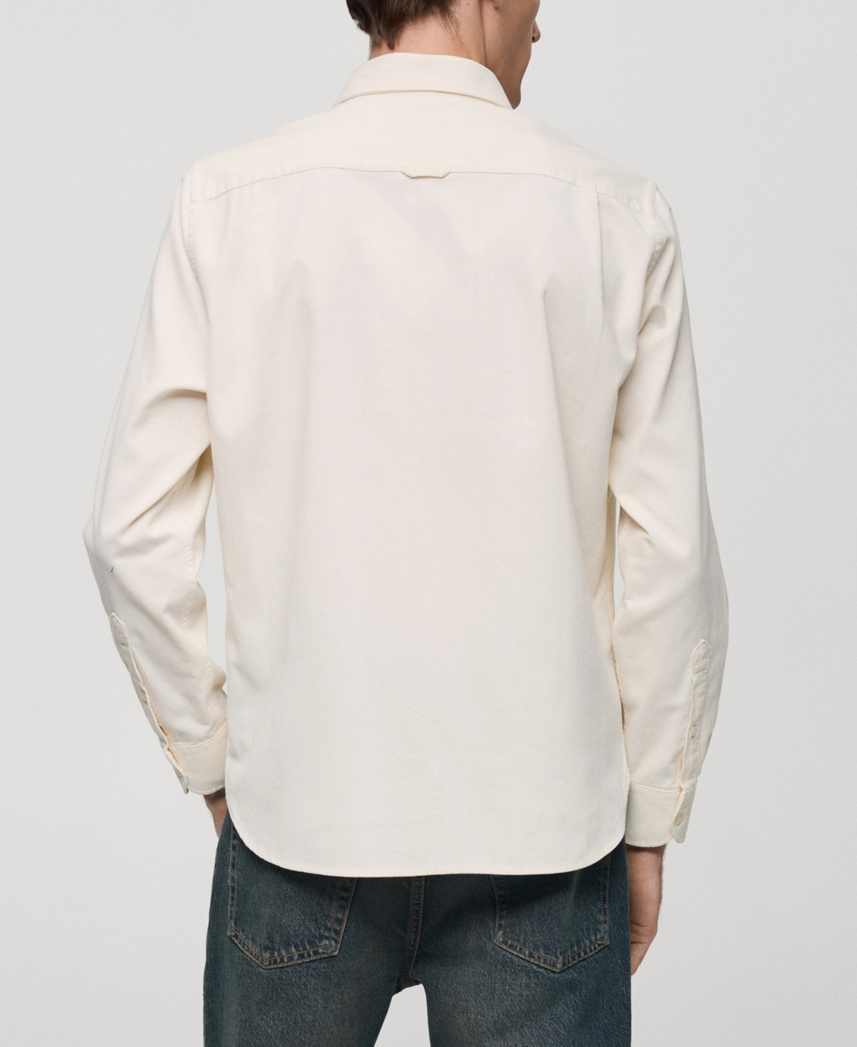 Mango Men's Classic-Fit Micro-Corduroy Shirt