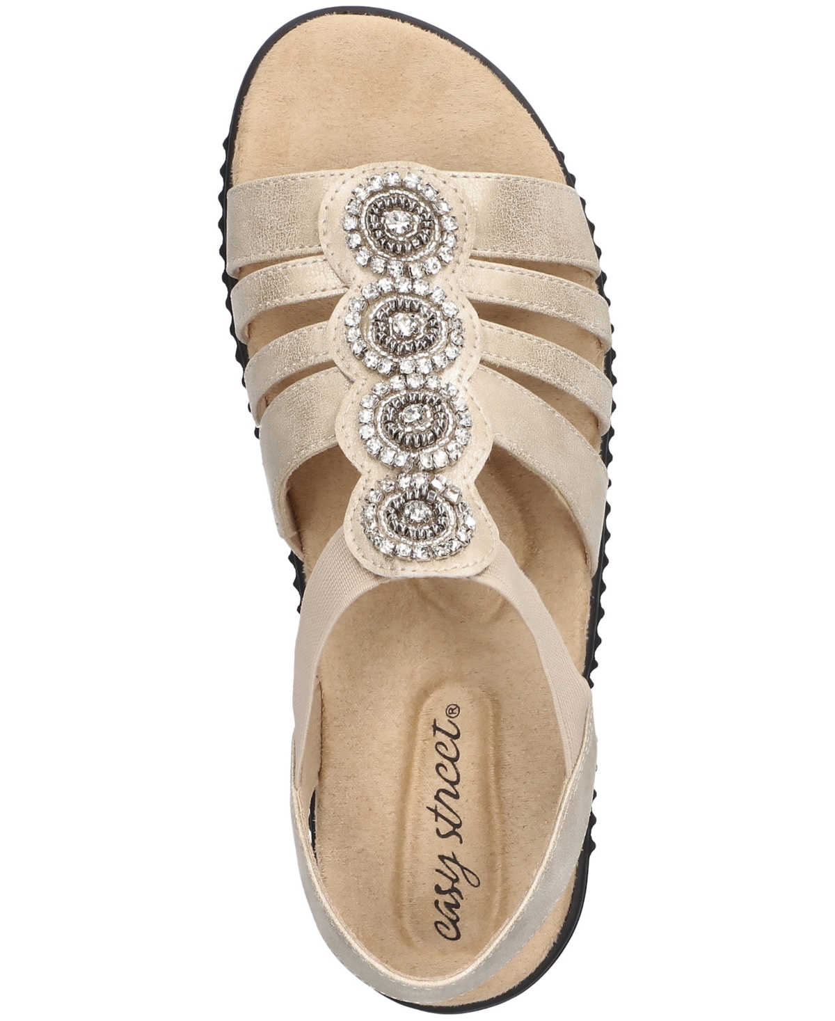 EASY STREET WOMEN'S SAMIRA SLIP-ON PLATFORM SANDALS 