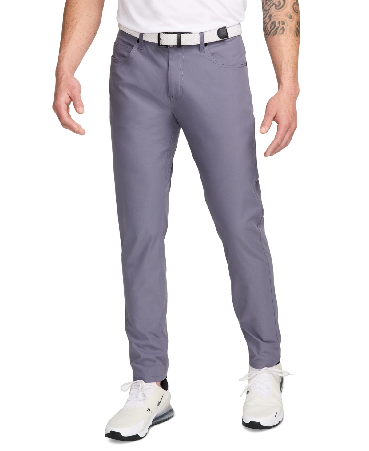 Tour Men's Stretch Slim-Fit 5-Pocket Golf Pants - Lgtcar/bla