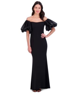 s*o様 ameri SHEER CARDBOARD PUFF SHOULDER SHEER CARDBOARD PUFF SHOULDER TOP