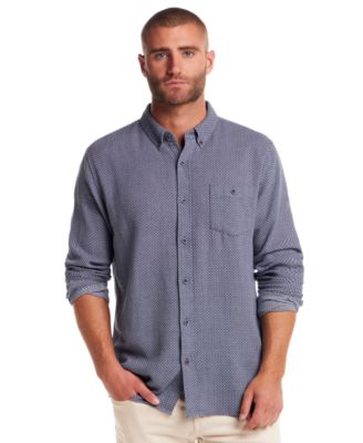 Weatherproof Vintage - Men's Regular-Fit Geometric Dobby Button-Down Shirt