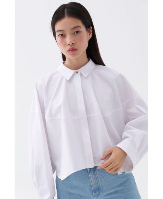Women's Oversized Button-Up Shirt