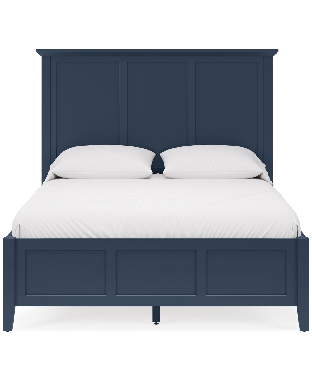 Shop Macy's Hedworth Queen Bed In Blue