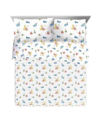 Sesame Street 100% Organic Cotton Kids Full Sheet Set