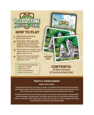 Jr. Ranger - Yellowstone Matching Game