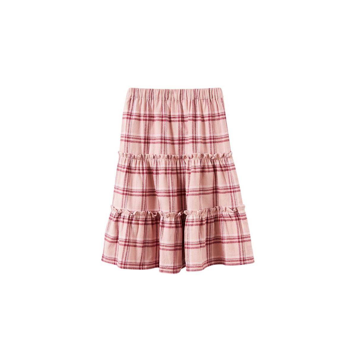 Cotton On Girls Harriette Skirt -vintage berry check