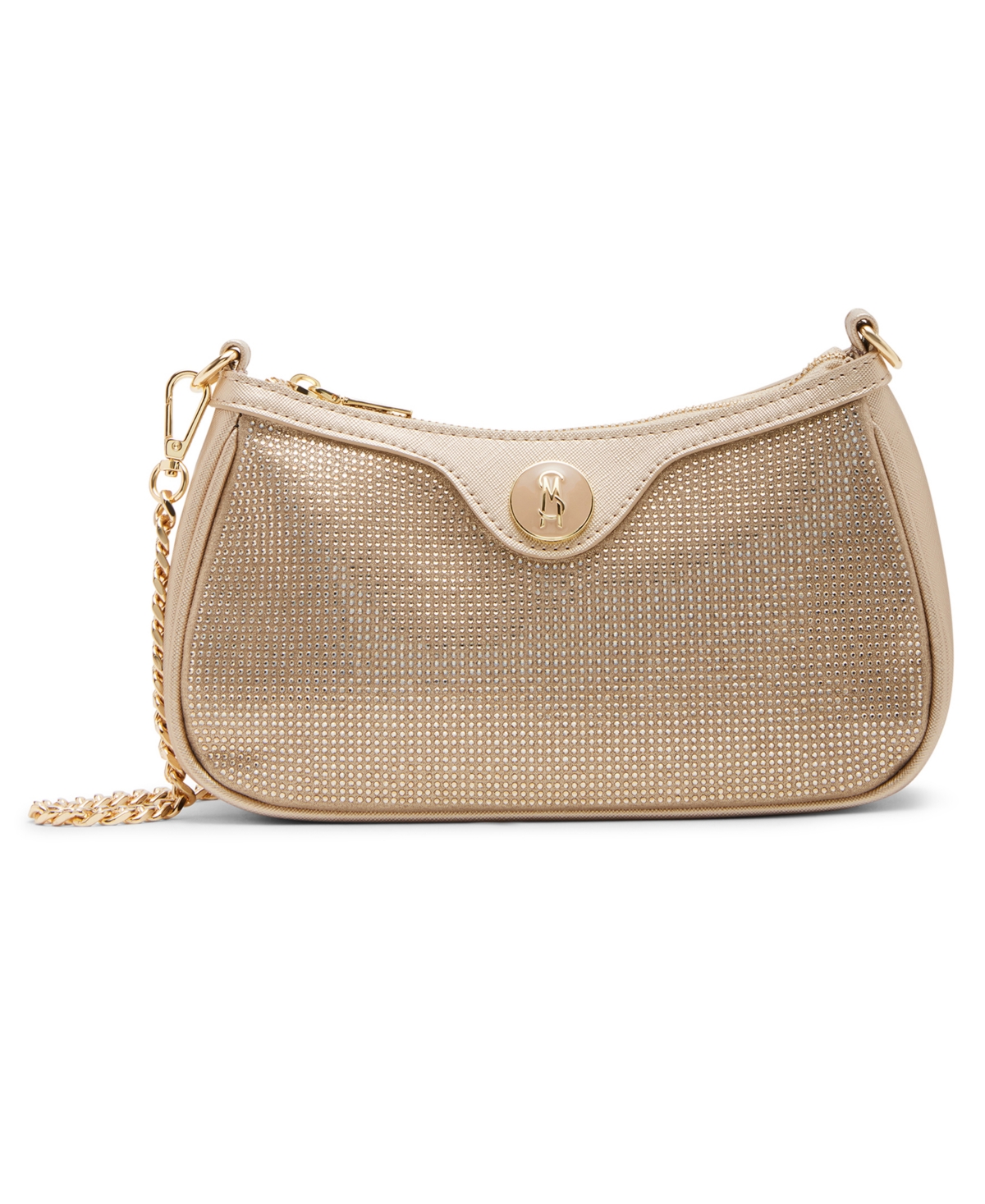 Steve Madden Vickie Small Shoulder Bag In Champagne
