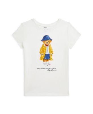 Big Girls Polo Bear Cotton Jersey Tee