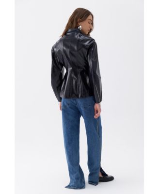 Women's Faux Leather Jacket