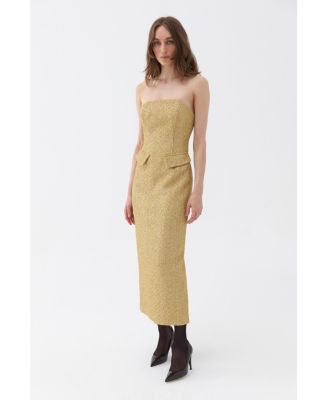 Women's Strapless Maxi Dress