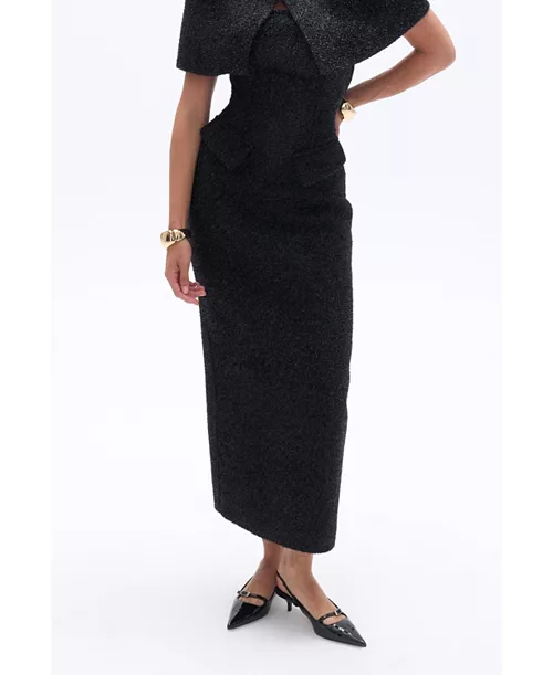 women's strapless maxi dress