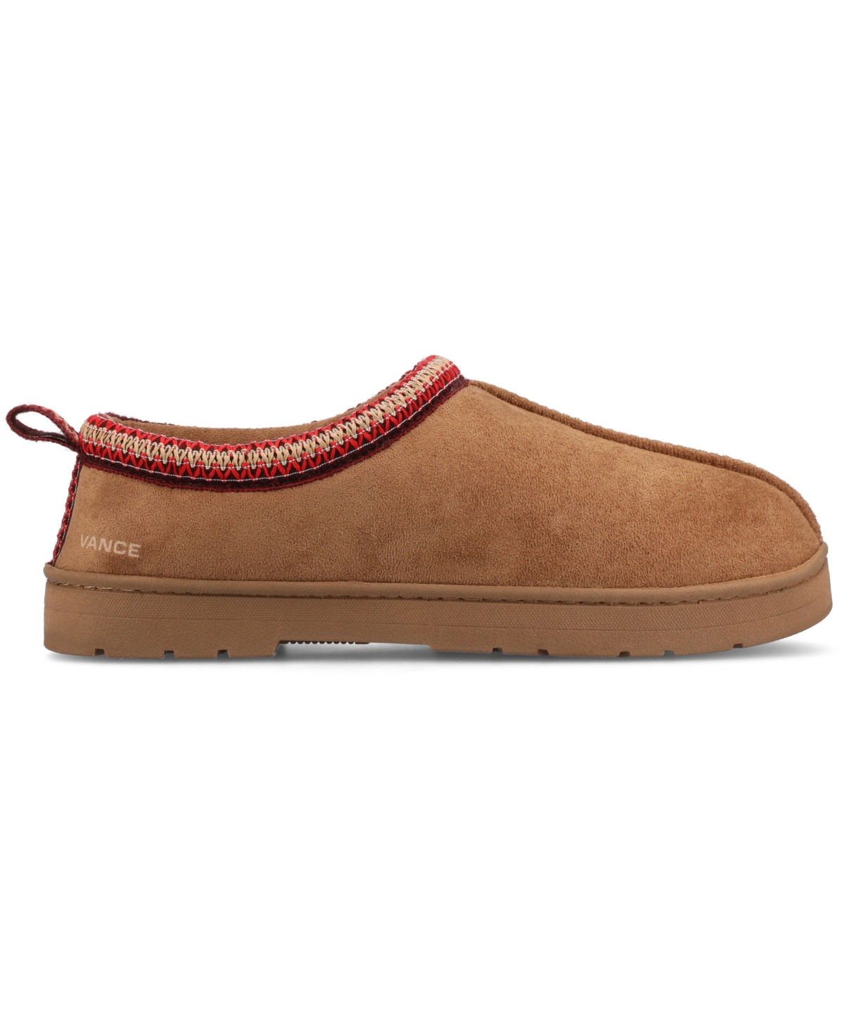 Vance Co. Men's Wheeler Clog Slipper In Chestnut