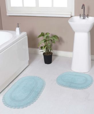 Hampton Crochet Reversible 2-Pc. Bath Rug Set