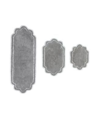 Allure Bathroom 3-Pc. Bath Rug Set