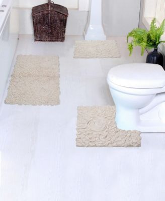 Home Weavers Modesto 3-Pc. Bath Rug Set