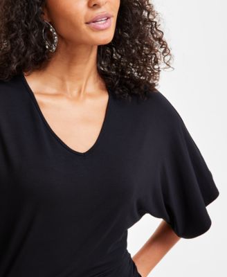 Women's V-Neck Dolman-Sleeve Top, Exclusively at Macy's 