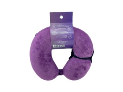 Memory Foam Travel Pillow with Sleep Mask