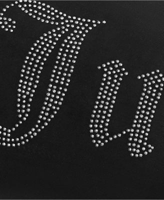 Silver-Tone Rhinestone Decorative Pillow, 16" x 36"