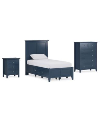 Hedworth Twin Storage 3-Pc. Set (Bed, Chest & Nightstand)