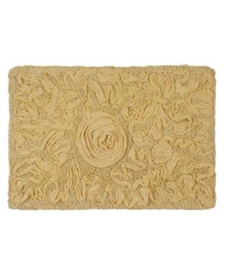 Bell Flower Bath Rug, 17" x 24"