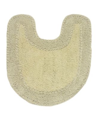 Double Ruffle Bath Rug, 20" x 20"