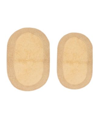 Home Weavers Double Ruffle Large 2-Pc. Bath Rug Set