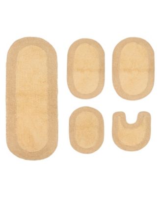 Double Ruffle 5-Pc. Bath Rug Set