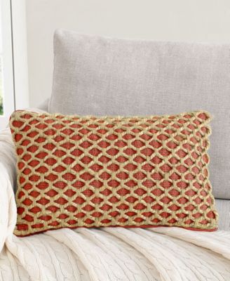 Jada Jute Decorative Pillow, 12" x 20"