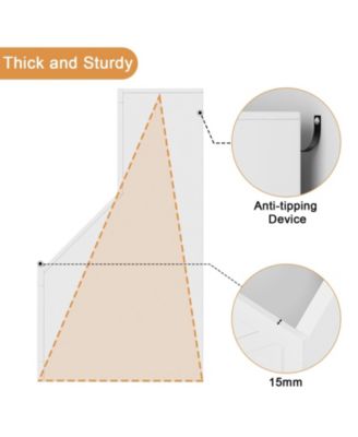 Kids Bookshelf Bookcase Toddlers Playhouse Cabinet Shelf