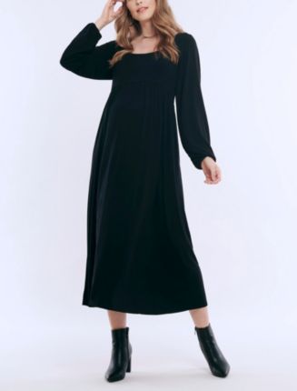 empire waist maternity maxi dress Green Ribbed Short Sleeve Empire Waist V-Neck Maternity Maxi Dress   PinkBlush