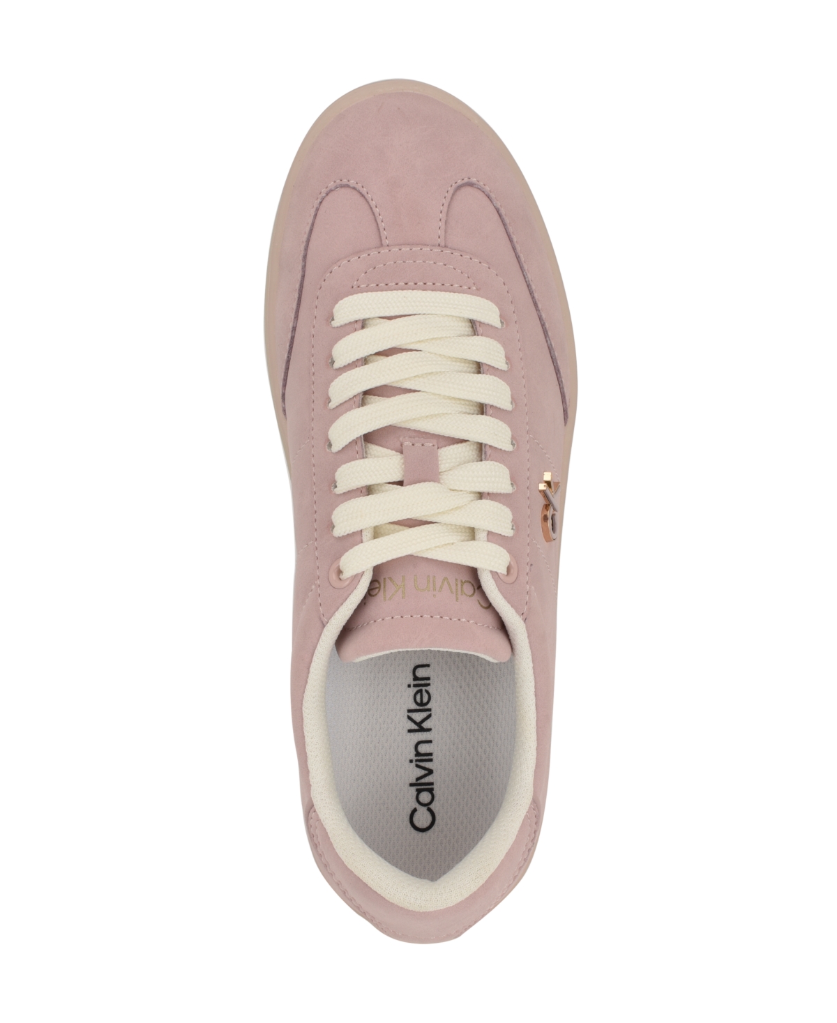 Calvin Klein Nicala Low Top Sneaker In Light Pink