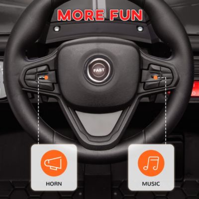 12V Ride On Truck UTV Toy with 4-Wheel Suspension