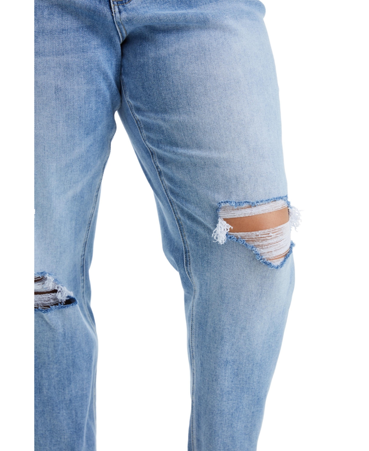 Bayeas Plus Size High Rise Relaxed Boyfriend Jeans