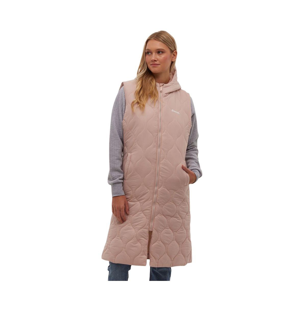 Bench Dna Women's Bench Recca Honeycomb Quilted Maxi Vest