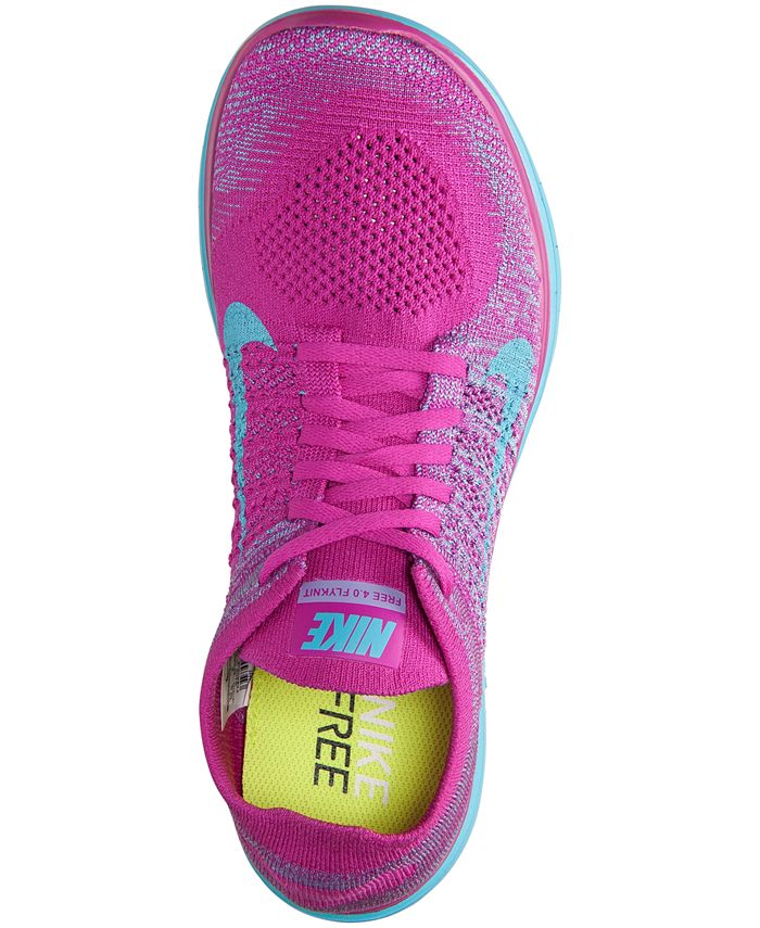 Nike Women's Free Flyknit 4.0 Running Sneakers from Finish Line