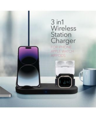 RCA RGB Wireless Charging Station, Magnetic Dock