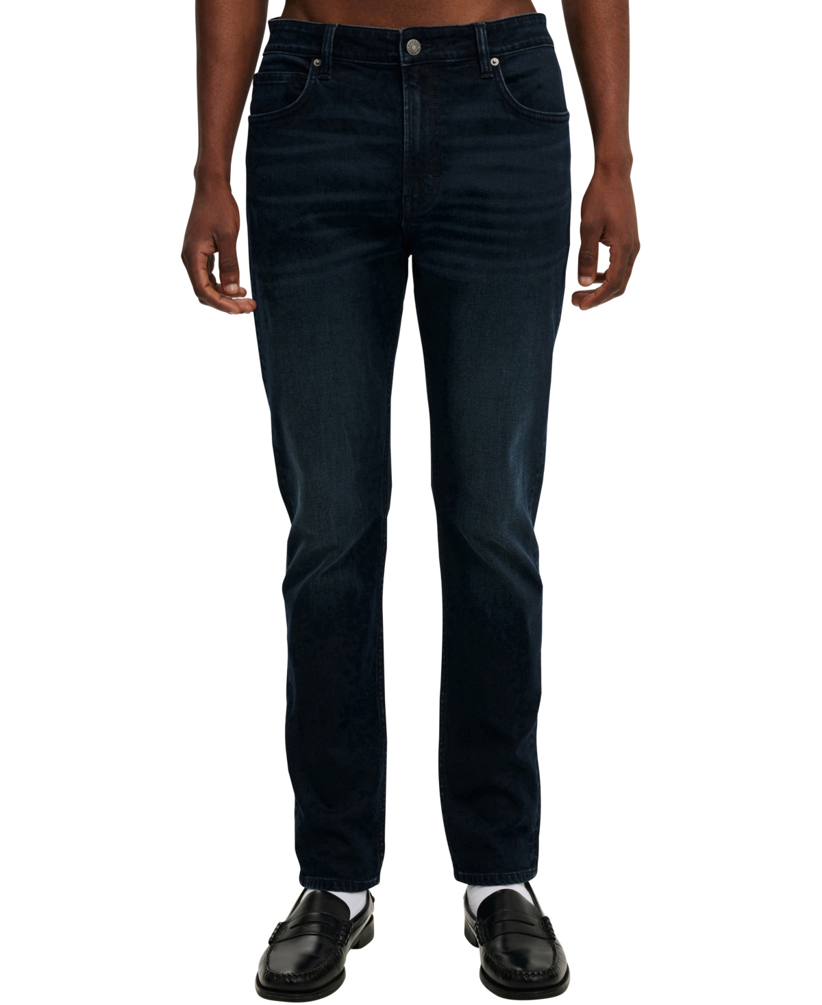 Shop Cotton On Men's Relaxed Tapered Jeans In Phoenix Blue