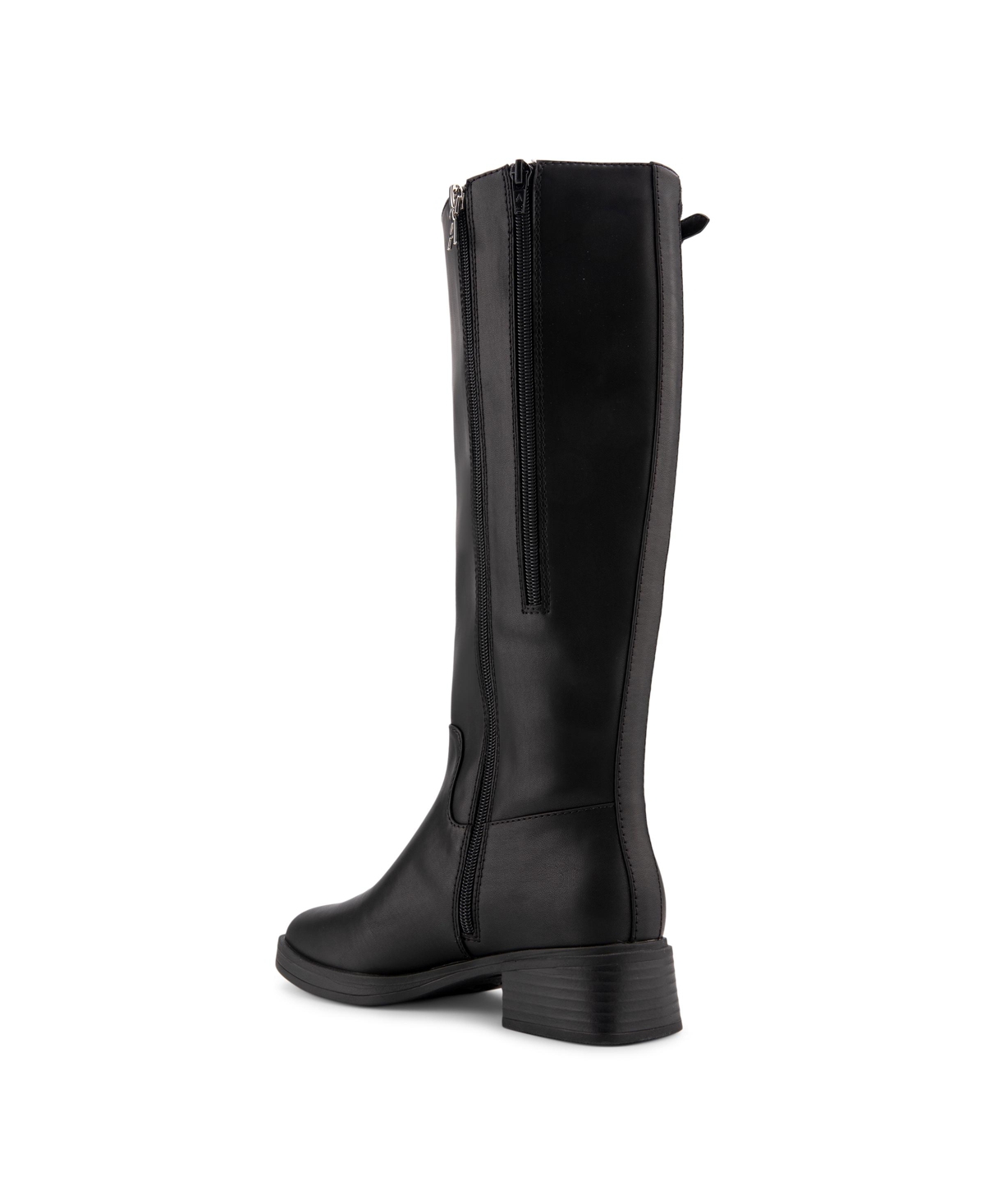 AEROSOLES WOMEN'S DELLA DOUBLE ZIP TALL BOOTS 