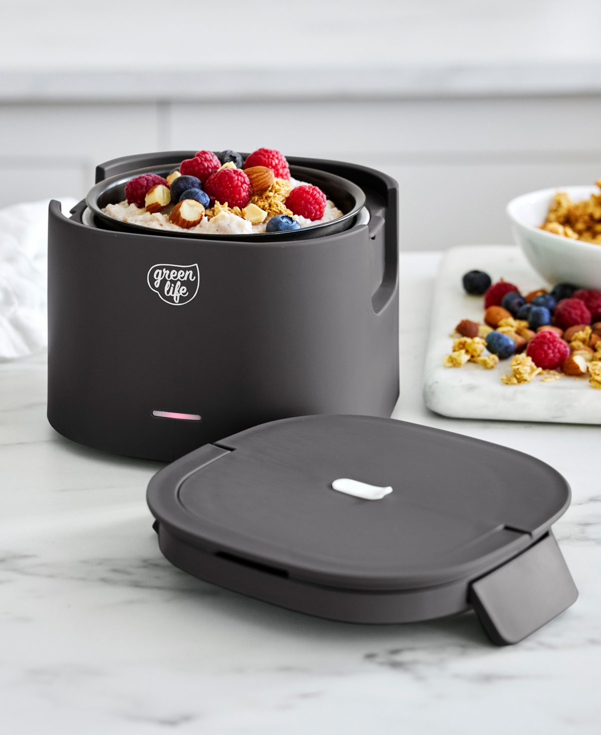 Greenlife 20 oz Healthy Electric Lunch Box In Graphite